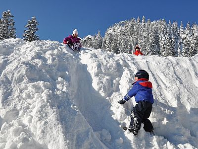 ... oder einfach nur die Schneeberge von Interesse,...