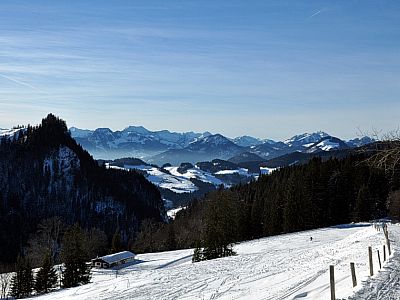 Ganz links der nahe Wirtsalpkopf