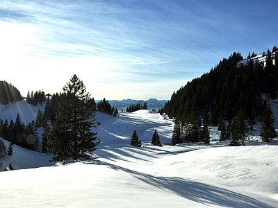 Blick zurück nach Westen