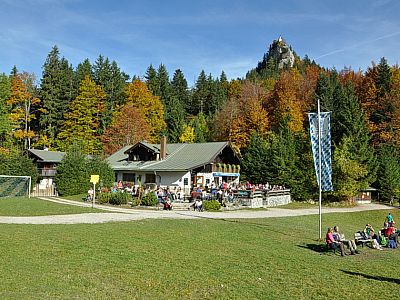 Bergrestaurant Riederstein erreicht ist.
