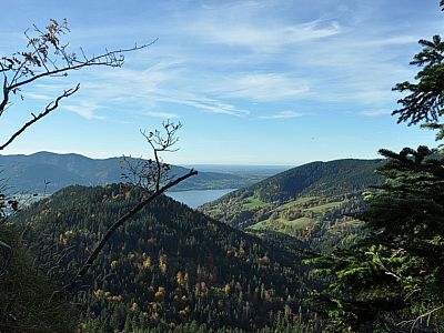 bevor wir die Aussicht genießen können.