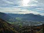 Blick von der Kapelle auf Rottach-Egern