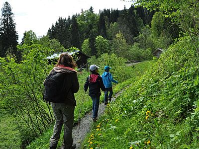 Wir erreichen die private Schnitzschulhütte