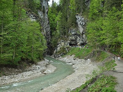 Der Eingang der Partnachklamm