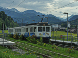 Die Zugspitzbahn am Bahnhof Hausberg 