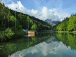 Der Rießersee vor dem Waxenstein