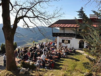 Auch auf der Terrasse lässt es sich aushalten