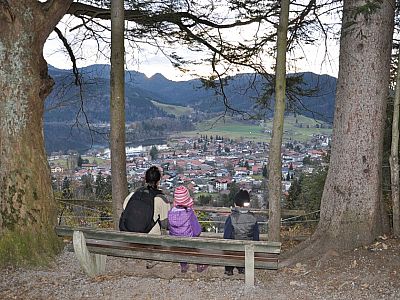 Letzter Blick auf die Ortschaft Schliersee.