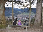 Letzter Blick auf die Ortschaft Schliersee.