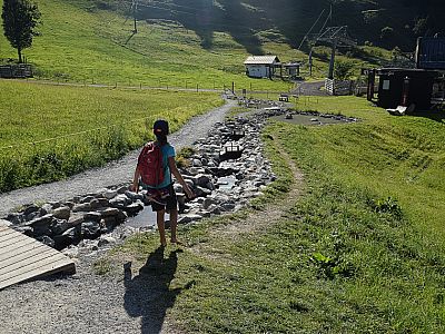 ... bevor wir unsere Barfußwanderung starten.