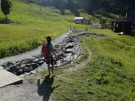 ... bevor wir unsere Barfußwanderung starten.