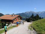 Die Jausenstation Oberhausberg ist die erste Einkehrmöglichkeit