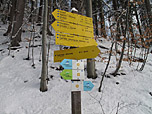 ...die Abzweigung nach Tegernsee
