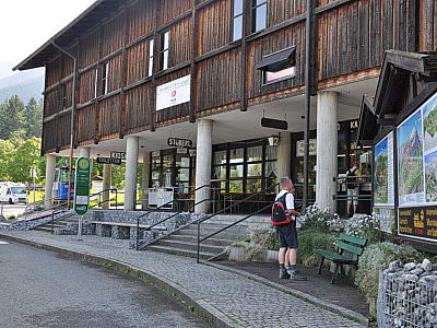 Die Talstation der Wankbahn