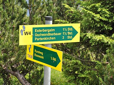 Den Rundweg Roßwank haben wir fast geschafft.