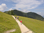 Blick zum Wank mit dem Wankhaus