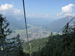 Hoch über Garmisch-Partenkirchen...