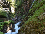 Der Blick zurück in die Klamm