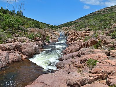 Zumindest heute ist die Strömung hier recht stark... 