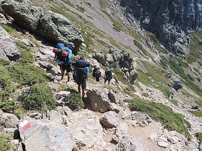 Gewonnene Höhenmeter werden wieder eingebüßt 