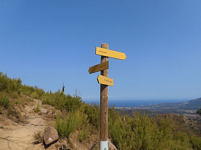 Wir bleiben auf dem GR 20 weiter in Richtung des angeschriebenen Refuge de Ortu di u Piobbu