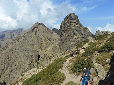 Der Blick zurück zum  Bocca di A Muvrella