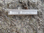 Wir haben den Bocca Avartoli erreicht