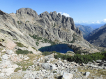 Der Lac de Capitello vor dem Gipfel des Capitello