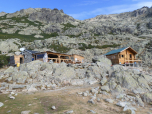 Das Refuge de Petra Piana in den Morgenstunden