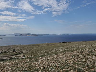 Der Blick nach Westen auf das Meer