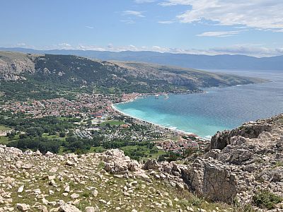 Immer wieder haben wir einen wunderschönen Blick auf Baska