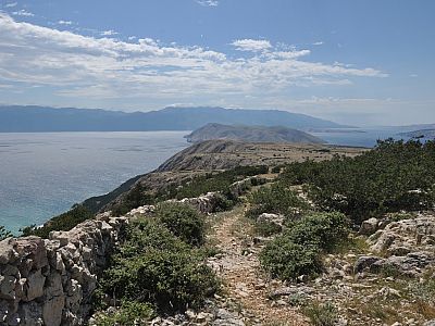 Der Blick zurück auf den bisherigen Wegverlauf