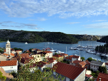 Ausblick von der kleinen Burg auf Skradin