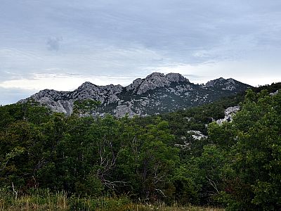 Der Ausblick auf die Westseite der Velika Paklenica
