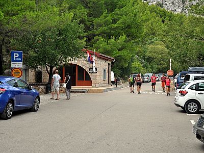 Am Eingang 1 des Paklenica Nationalparks endet unsere Tour