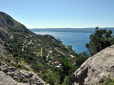 Dar Ausblick nach Südwesten auf Borak