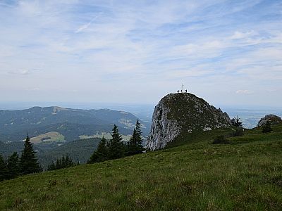 Der Ausblick zurück zum Kirchstein 