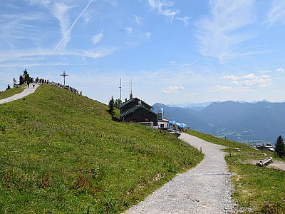 Der Gipfel von Westen