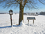 ...und eine Infotafel des Wanderwegs