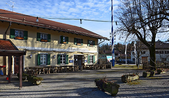 Wanderung von Aying über Peiß und Neugöggenhofen zur Mariengrotte in Kleinkarolinenfeld und nach Kreuzstraße