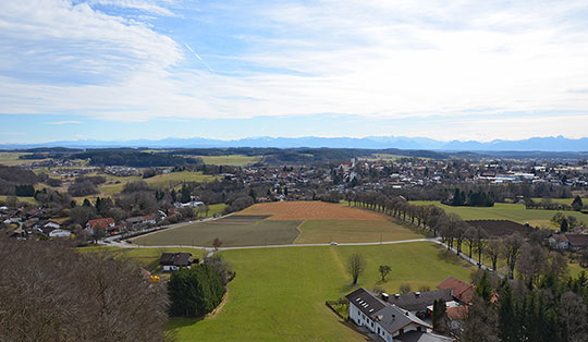 Wanderung von Ebersberg zum Aussichtsturm auf der Ludwigshöhe und nach Steinhöring
