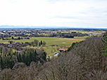 ...und südwestlicher Richtung zu den Alpen