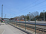 Los gehts am Bahnhof in Geltendorf