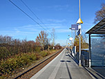 Los gehts am Bahnhof in Großhelfendorf
