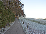Bei Höllmühle bewältigen wir einen Anstieg...