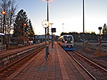 ...und erreichen zu guter Letzt den Bahnhof von Schaftlach