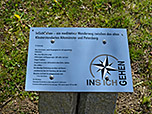 Am Petersberg beginnt der Wanderweg InSichGehen