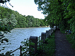 Blick auf die Isar an der Widenmayerstraße
