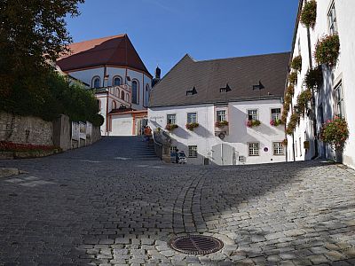 Wir starten am Kloster Andechs