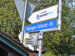Hier biegen wir links zur Maisinger Schlucht ab